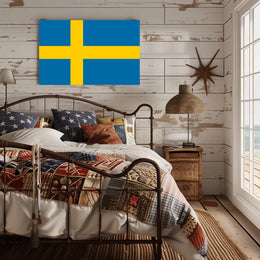 Swedish Flag Iconic Nordic Heritage Art Country Flag Poster PosterGoat