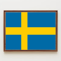 Swedish Flag Iconic Nordic Heritage Art Country Flag Poster PosterGoat
