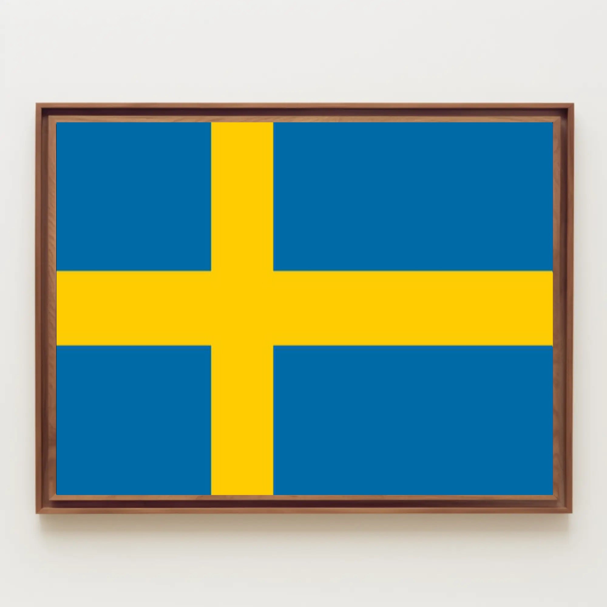 Swedish Flag Iconic Nordic Heritage Art Country Flag Poster PosterGoat
