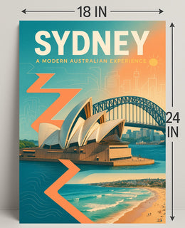 Sydney A Modern Australian Experience Poster PosterGoat