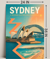 Sydney A Modern Australian Experience Poster PosterGoat