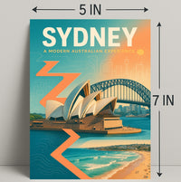Sydney A Modern Australian Experience Poster PosterGoat