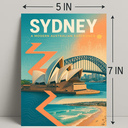 Sydney A Modern Australian Experience Poster PosterGoat