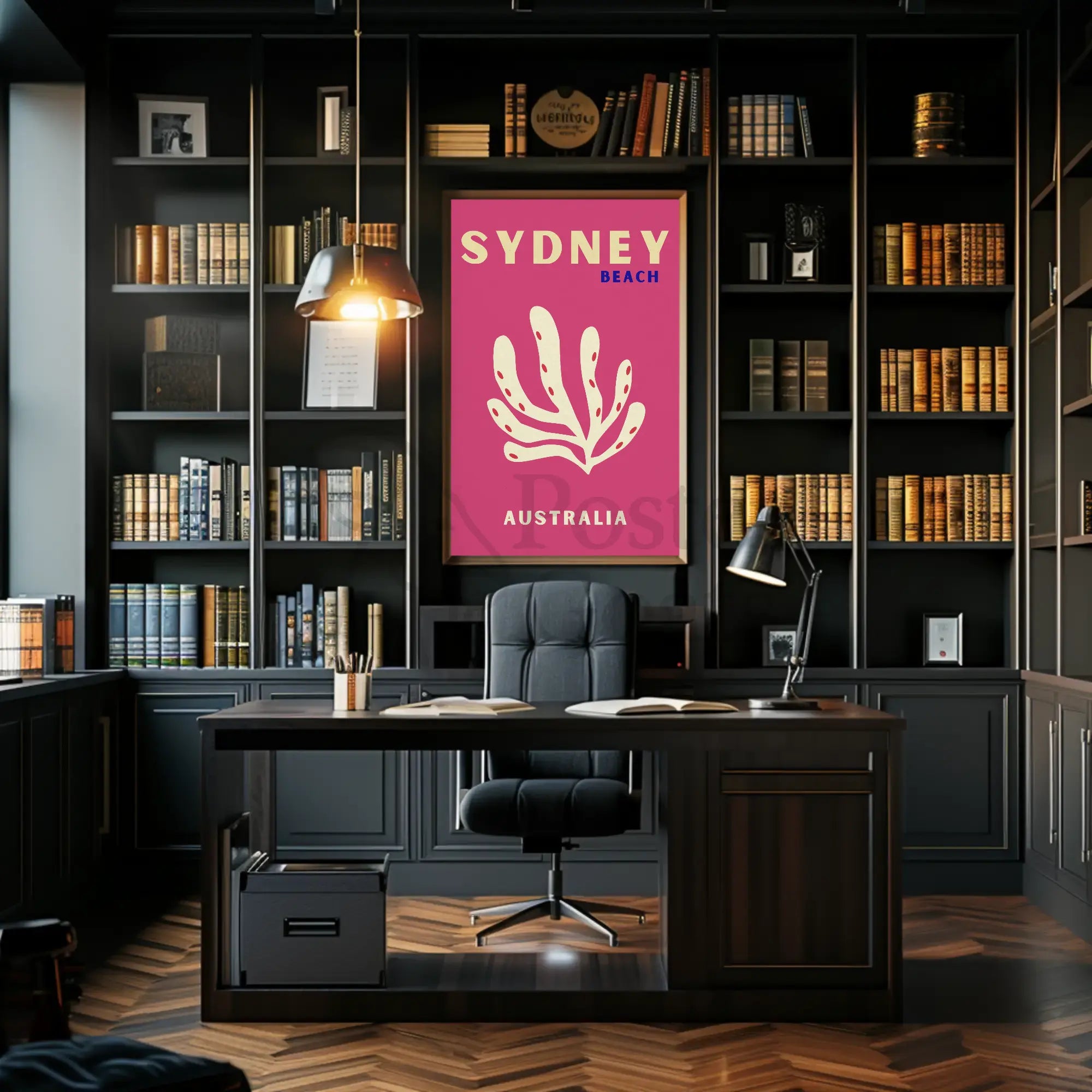 Sydney Beach Vibes Minimalist Travel Poster PosterGoat