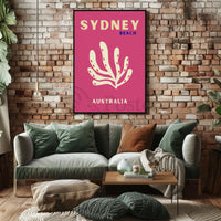 Sydney Beach Vibes Minimalist Travel Poster PosterGoat