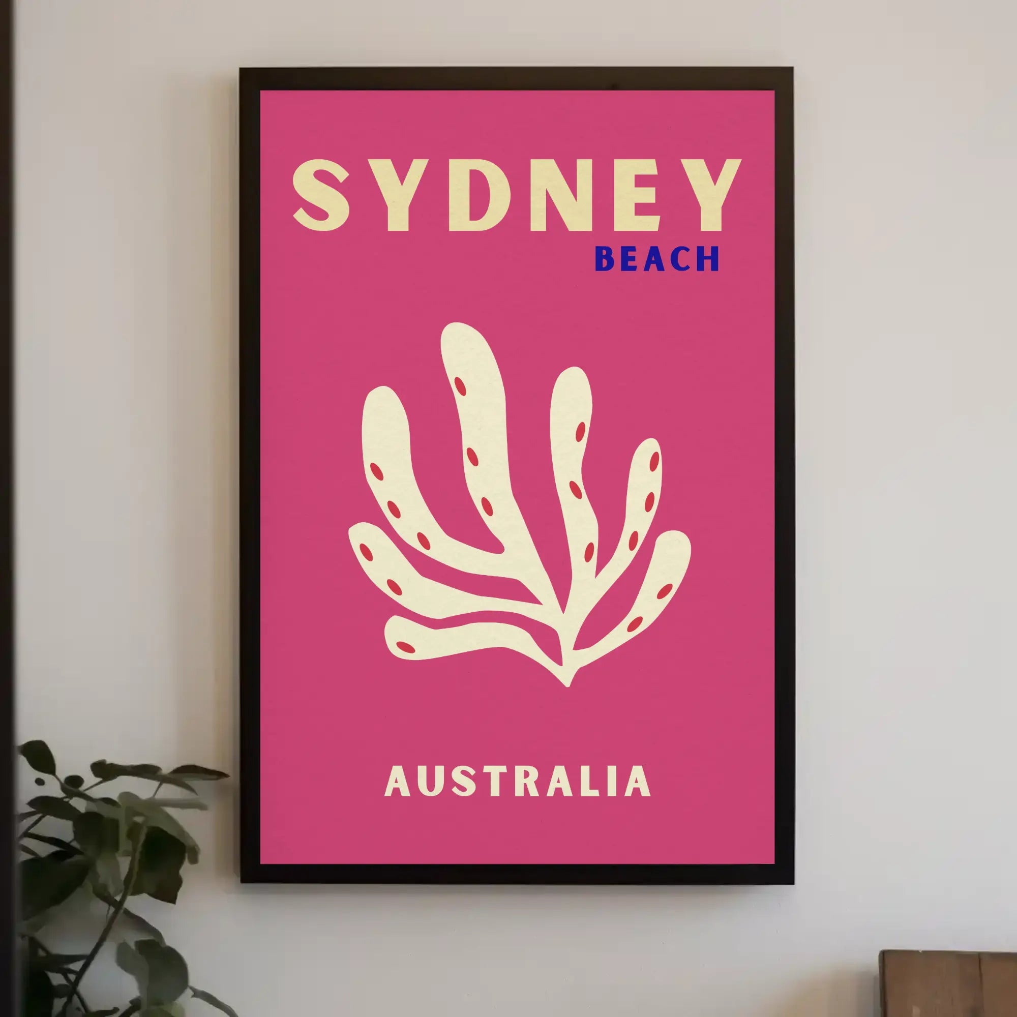 Sydney Beach Vibes Minimalist Travel Poster PosterGoat