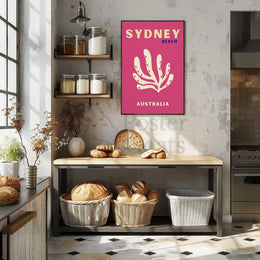 Sydney Beach Vibes Minimalist Travel Poster PosterGoat