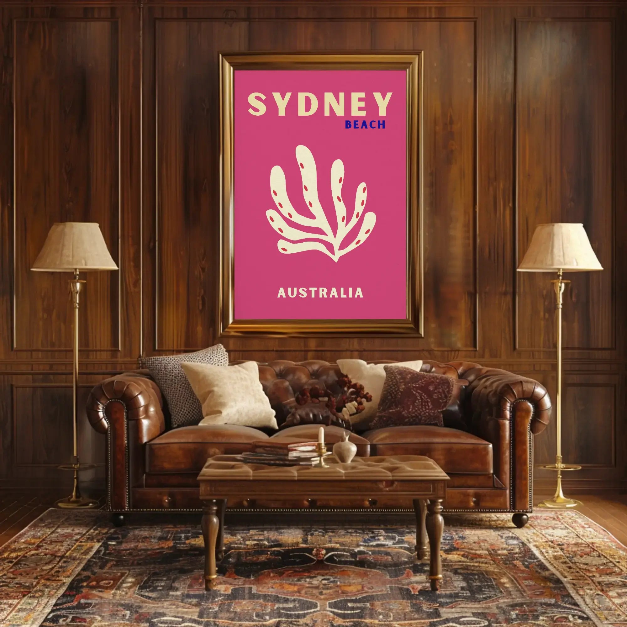 Sydney Beach Vibes Minimalist Travel Poster PosterGoat