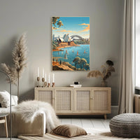 Sydney Iconic Landmarks Travel Poster PosterGoat