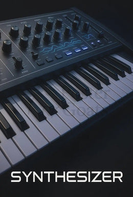Synthesizer Instrument Electronic Music Abstract Poster PosterGoat