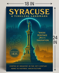 Syracuse A Timeless Landmark Poster PosterGoat
