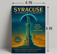 Syracuse A Timeless Landmark Poster PosterGoat