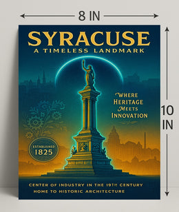 Syracuse A Timeless Landmark Poster PosterGoat