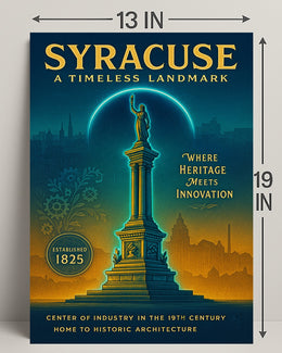 Syracuse A Timeless Landmark Poster PosterGoat