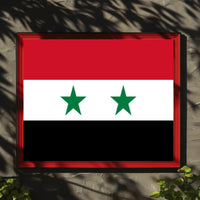 Syria National Flag Pride Country Flag Poster PosterGoat