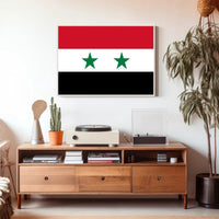 Syria National Flag Pride Country Flag Poster PosterGoat