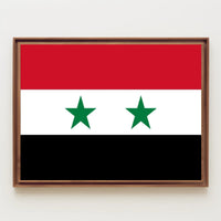 Syria National Flag Pride Country Flag Poster PosterGoat