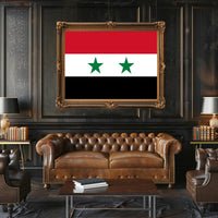 Syria National Flag Pride Country Flag Poster PosterGoat