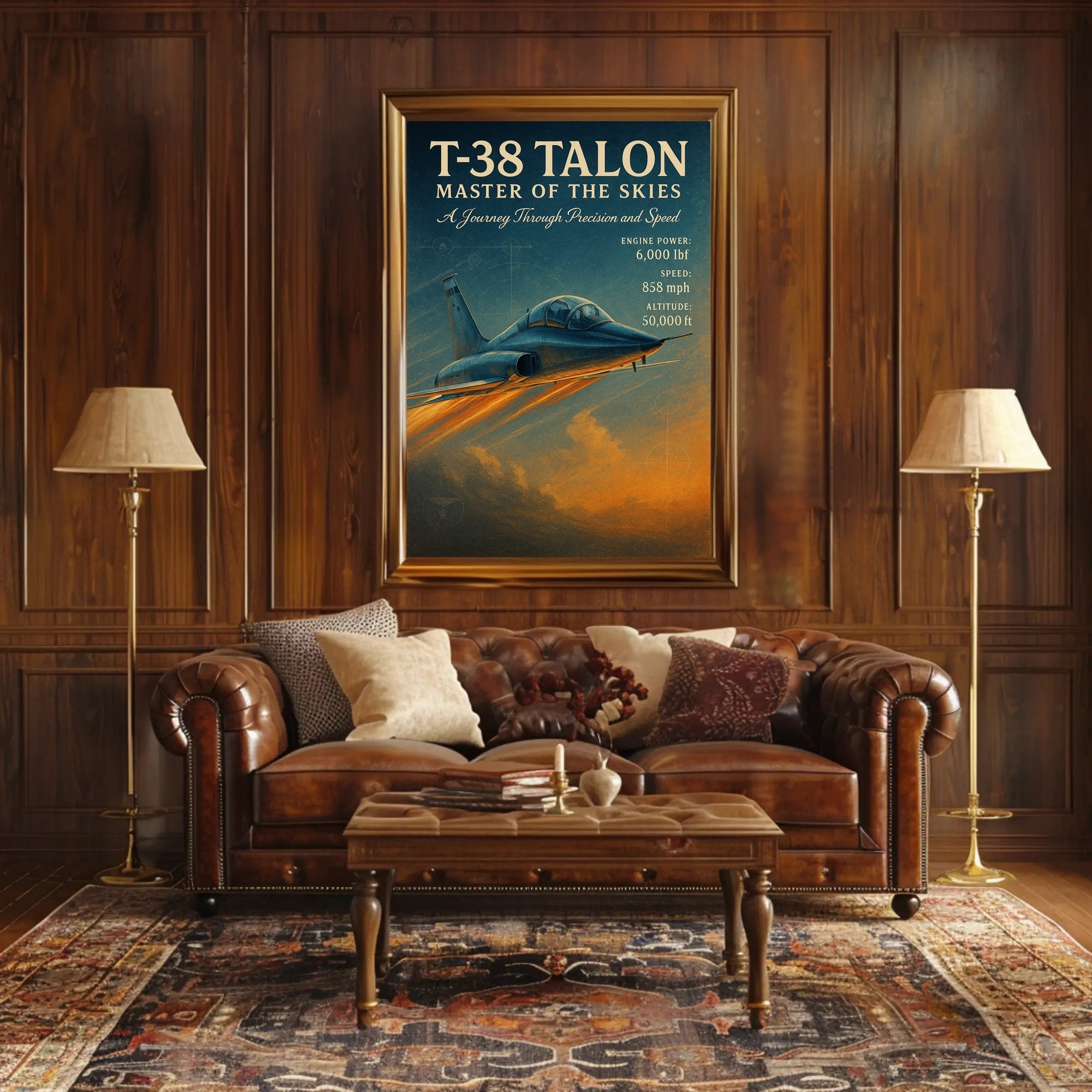 T-38 Talon Master Of The Skies Poster PosterGoat