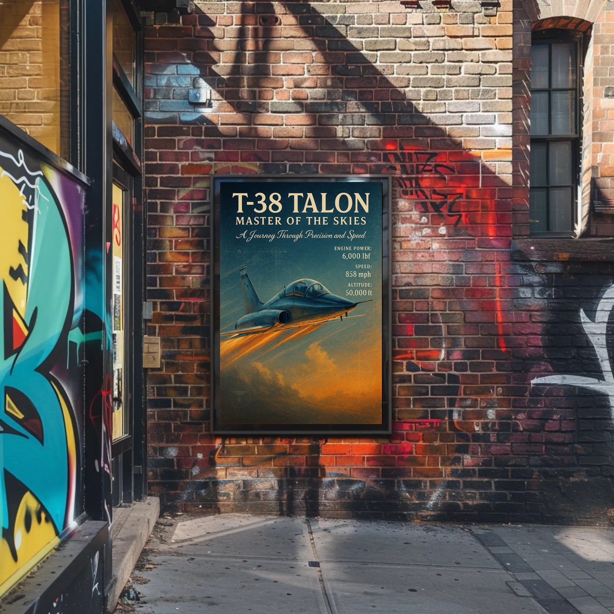 T-38 Talon Master Of The Skies Poster PosterGoat
