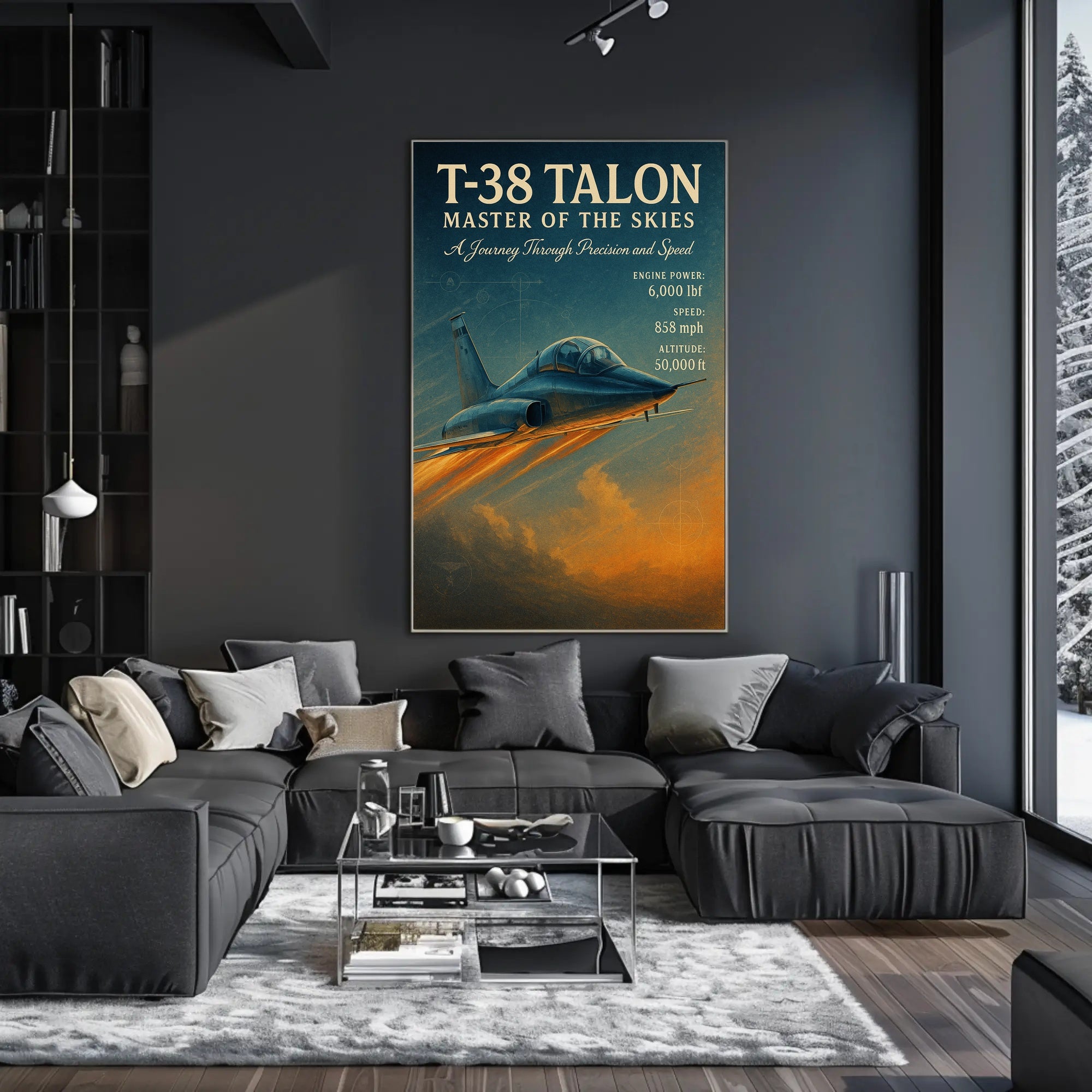 T-38 Talon Master Of The Skies Poster PosterGoat