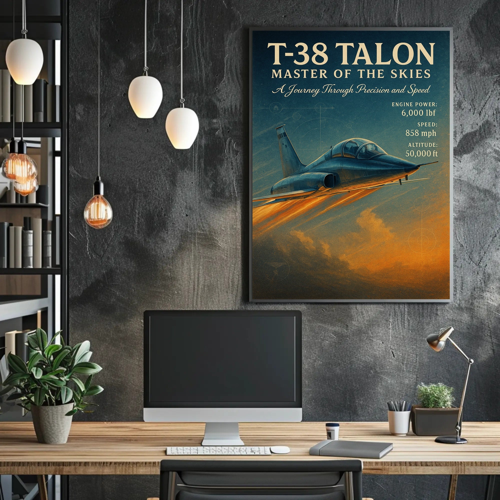 T-38 Talon Master Of The Skies Poster PosterGoat