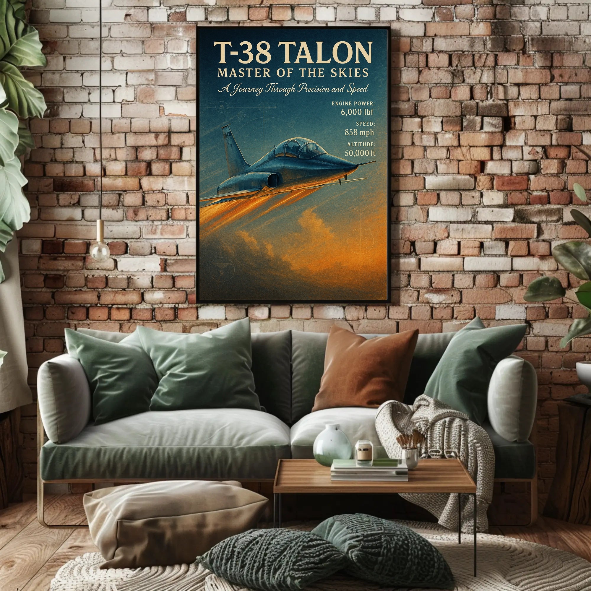 T-38 Talon Master Of The Skies Poster PosterGoat