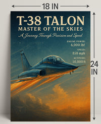 T-38 Talon Master Of The Skies Poster PosterGoat