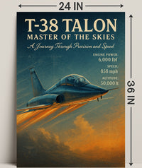 T-38 Talon Master Of The Skies Poster PosterGoat