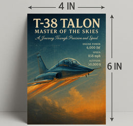 T-38 Talon Master Of The Skies Poster PosterGoat
