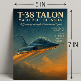 T-38 Talon Master Of The Skies Poster PosterGoat