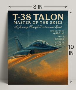 T-38 Talon Master Of The Skies Poster PosterGoat