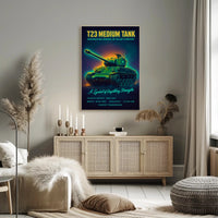 T23 Medium Tank Poster PosterGoat