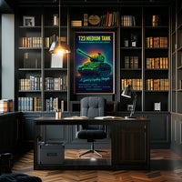 T23 Medium Tank Poster PosterGoat