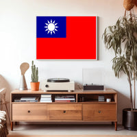 Taiwanese Pride Patriotic Country Flag Poster PosterGoat
