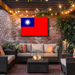 Taiwanese Pride Patriotic Country Flag Poster PosterGoat