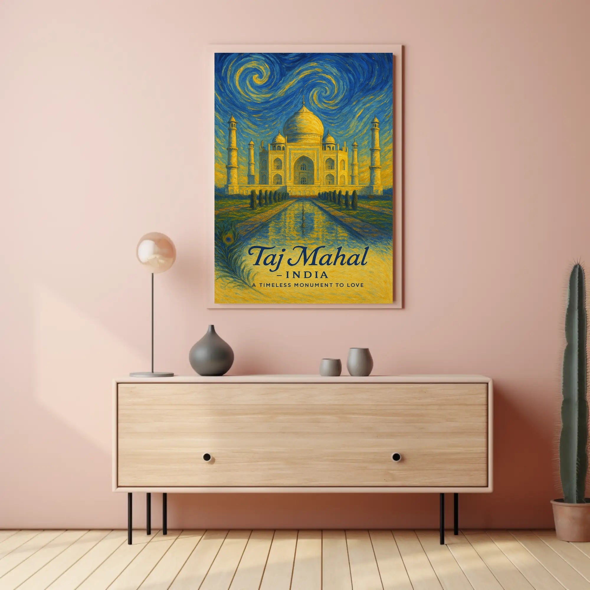 Taj Mahal A Timeless Monument To Love Poster PosterGoat
