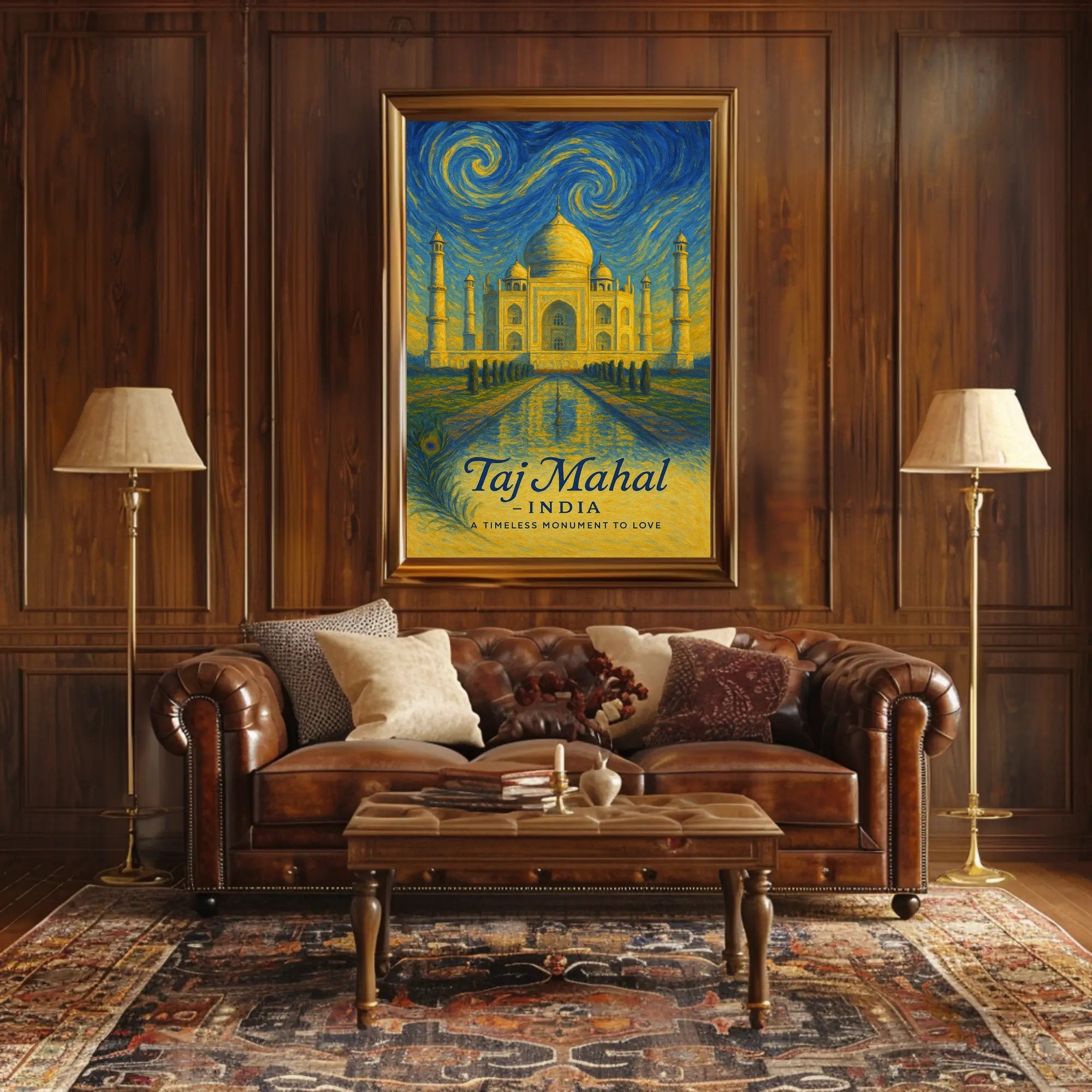 Taj Mahal A Timeless Monument To Love Poster PosterGoat