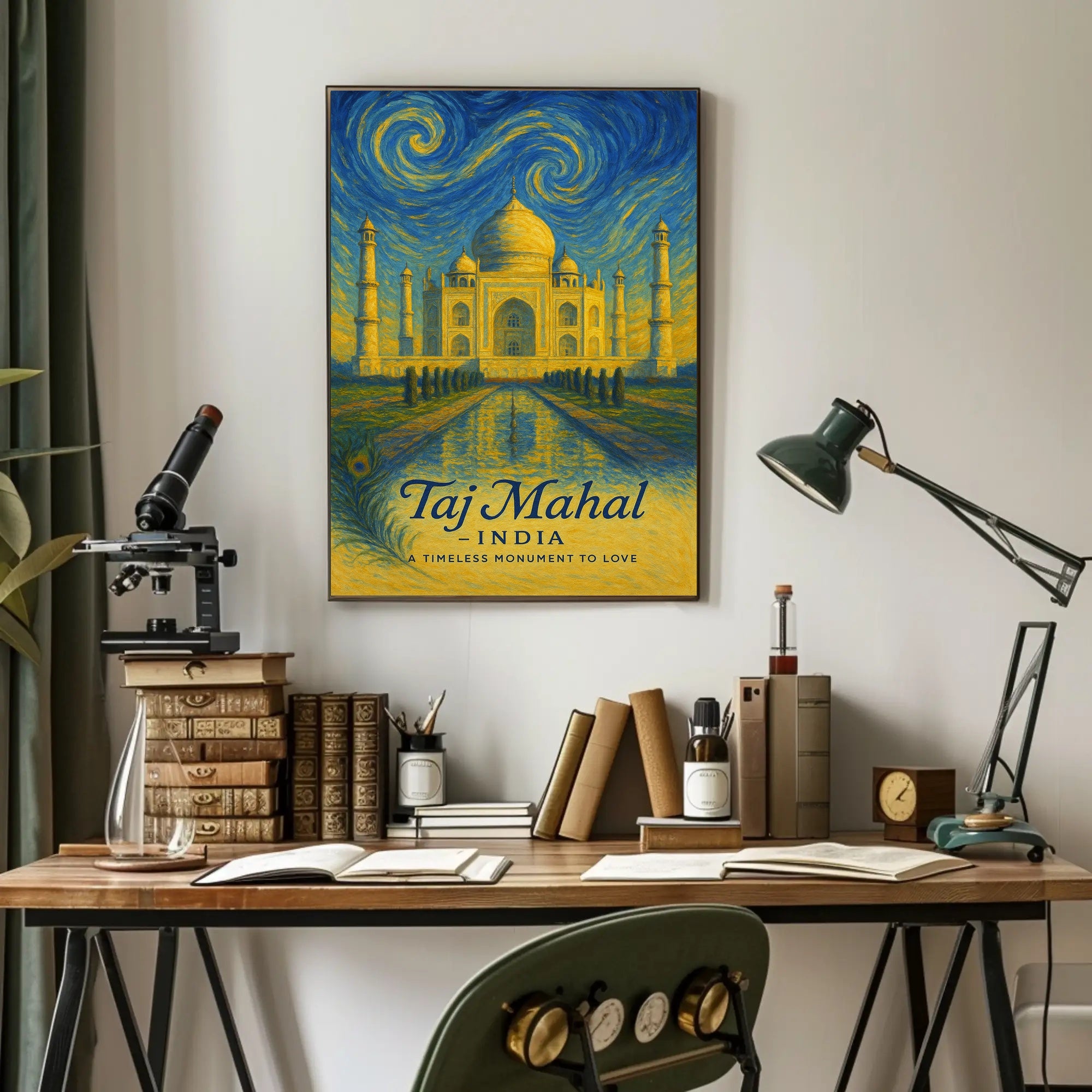 Taj Mahal A Timeless Monument To Love Poster PosterGoat