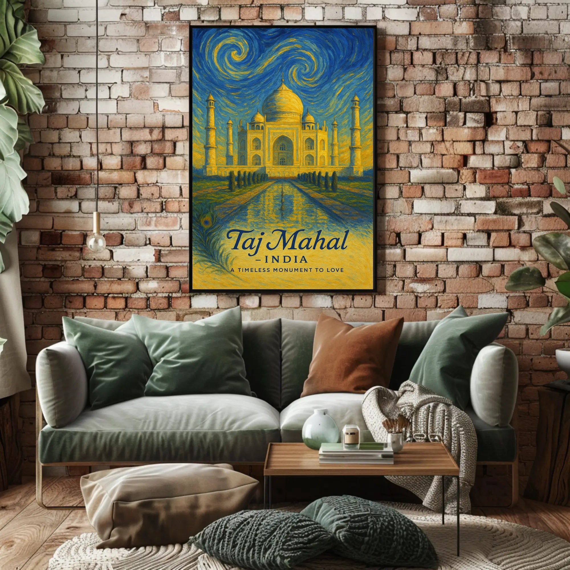 Taj Mahal A Timeless Monument To Love Poster PosterGoat
