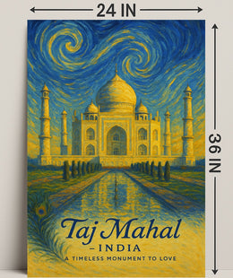 Taj Mahal A Timeless Monument To Love Poster PosterGoat