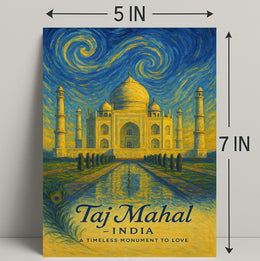 Taj Mahal A Timeless Monument To Love Poster PosterGoat