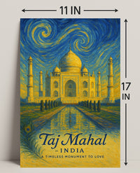 Taj Mahal A Timeless Monument To Love Poster PosterGoat