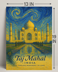 Taj Mahal A Timeless Monument To Love Poster PosterGoat