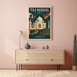 Taj Mahal Architectural Marvel Of Poster PosterGoat