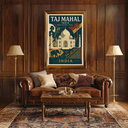 Taj Mahal Architectural Marvel Of Poster PosterGoat