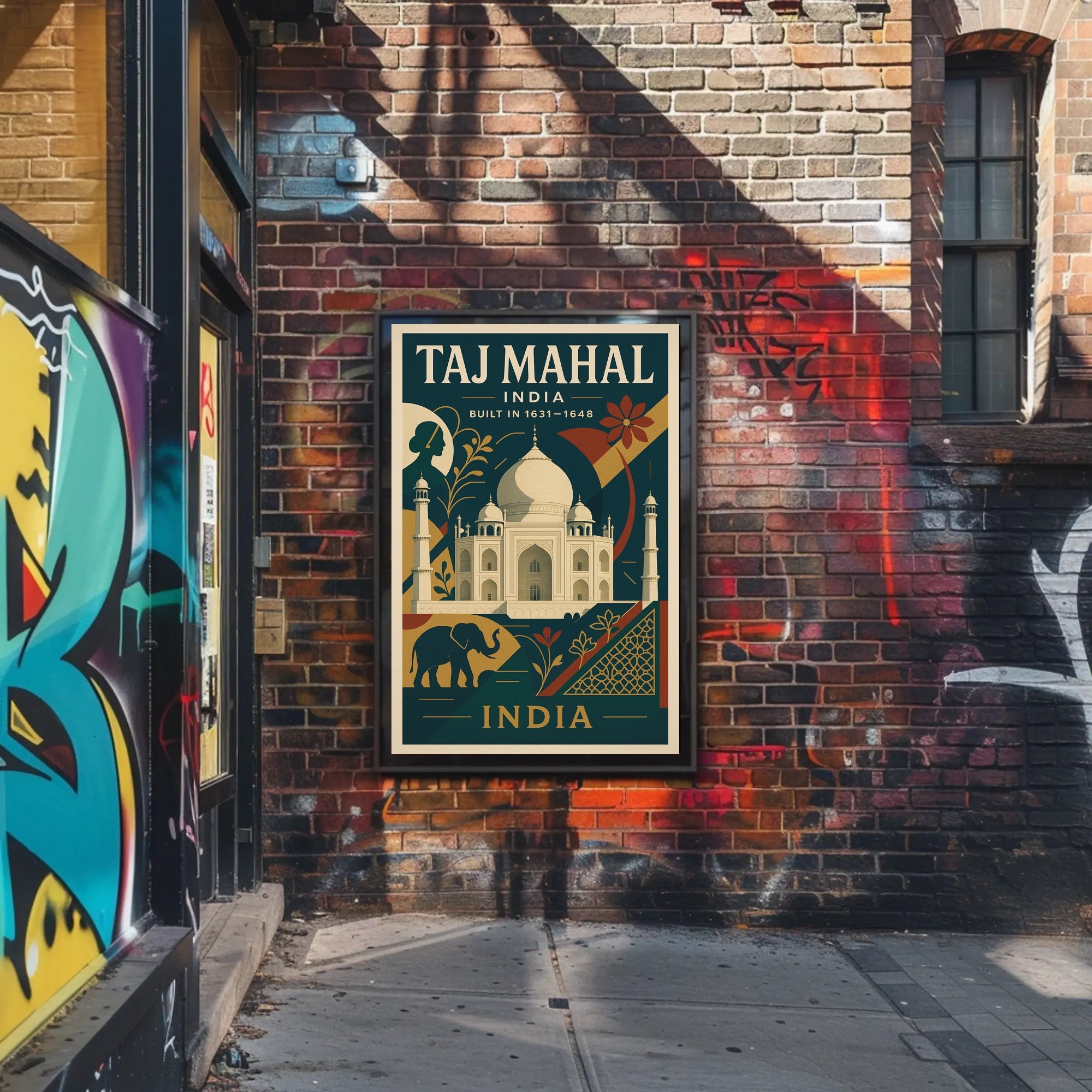 Taj Mahal Architectural Marvel Of Poster PosterGoat
