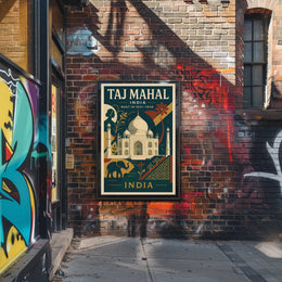 Taj Mahal Architectural Marvel Of Poster PosterGoat