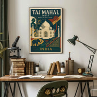 Taj Mahal Architectural Marvel Of Poster PosterGoat