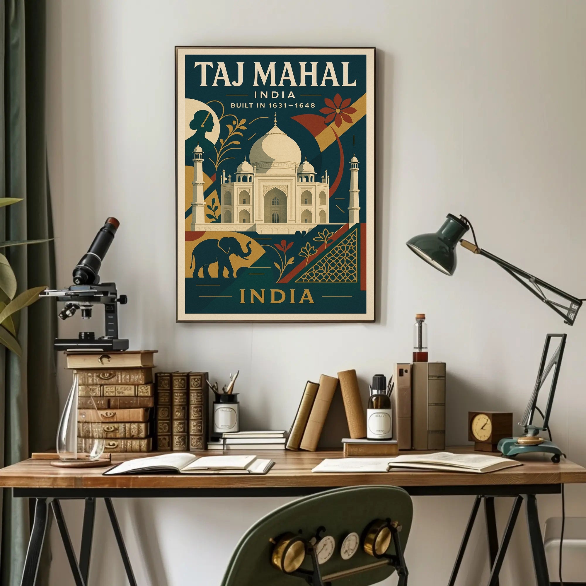 Taj Mahal Architectural Marvel Of Poster PosterGoat
